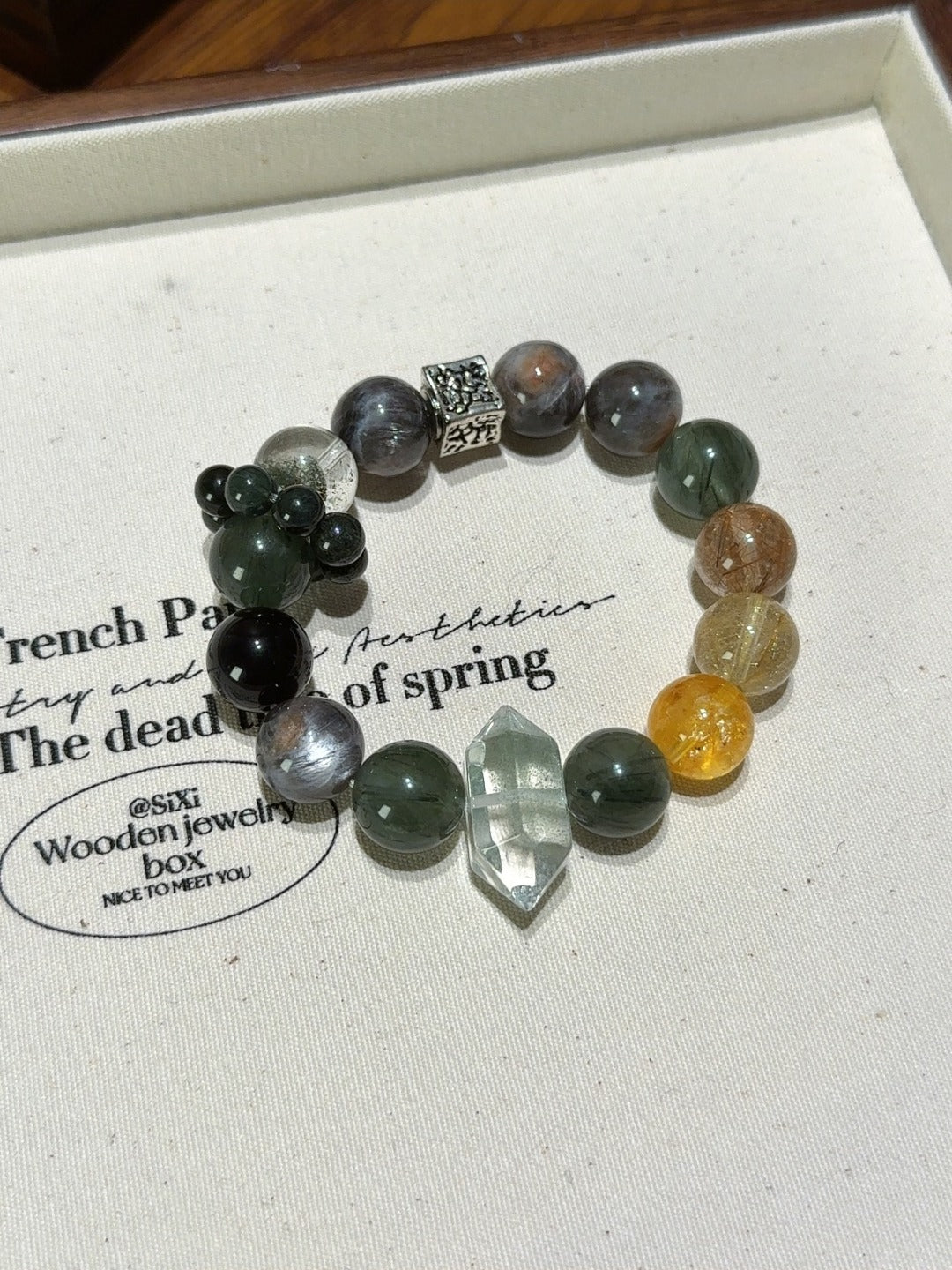 Premium Five-Elements Bracelet · Wood & Earth Harmony