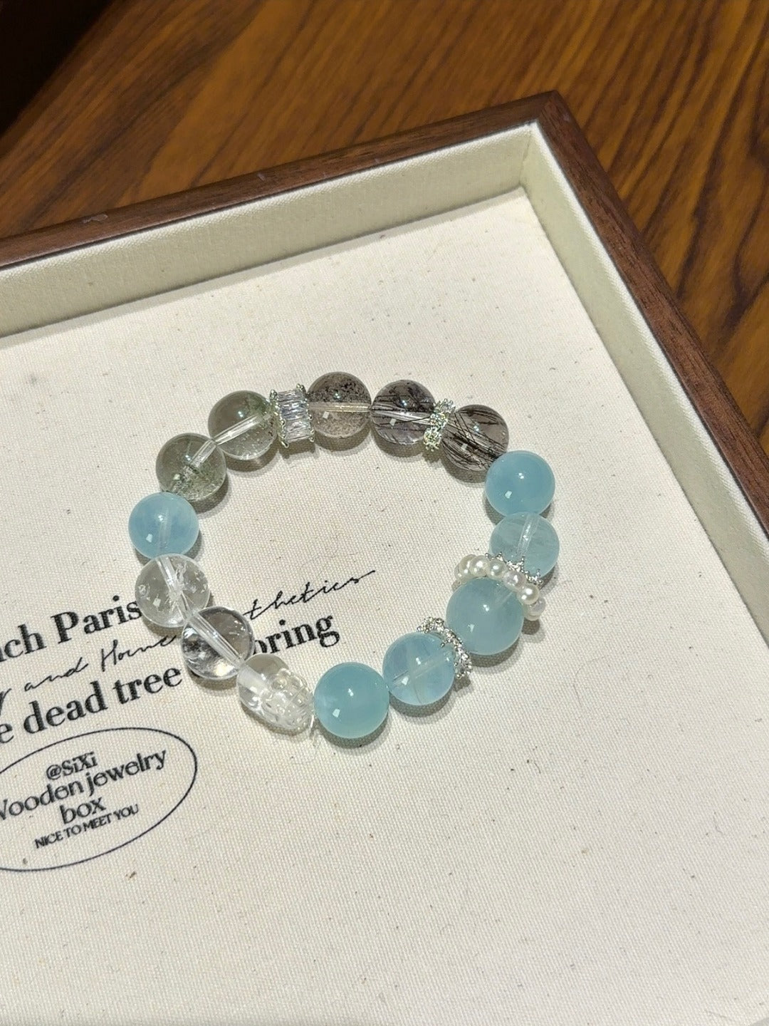 Premium Five-Elements Bracelet — Auspicious Metal & Water