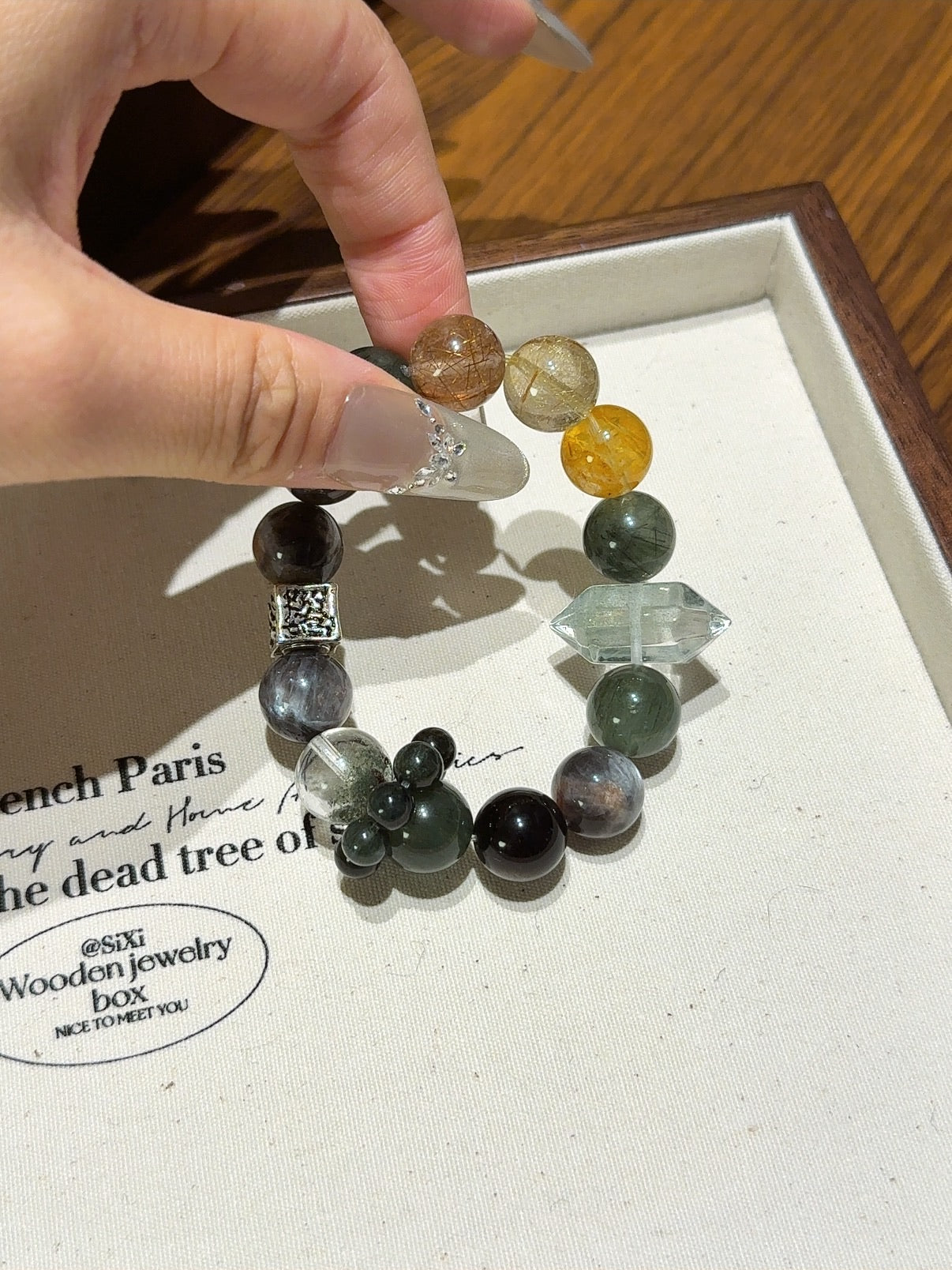 Premium Five-Elements Bracelet · Wood & Earth Harmony