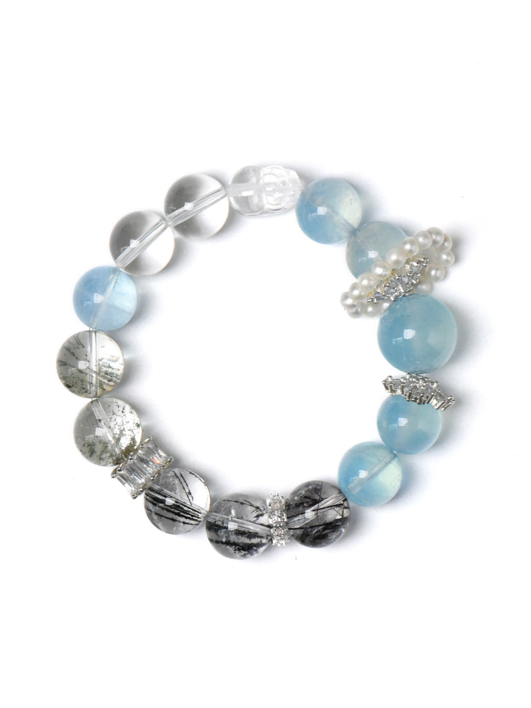 Premium Five-Elements Bracelet — Auspicious Metal & Water